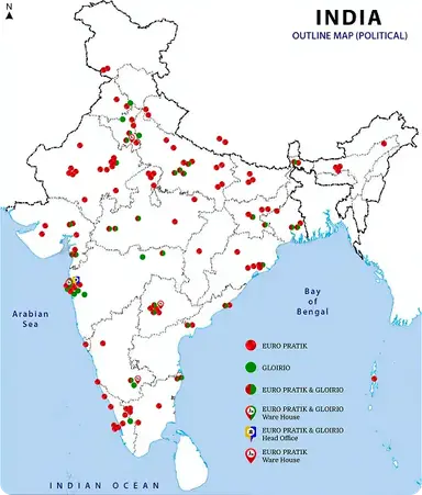 Domestic Network Map